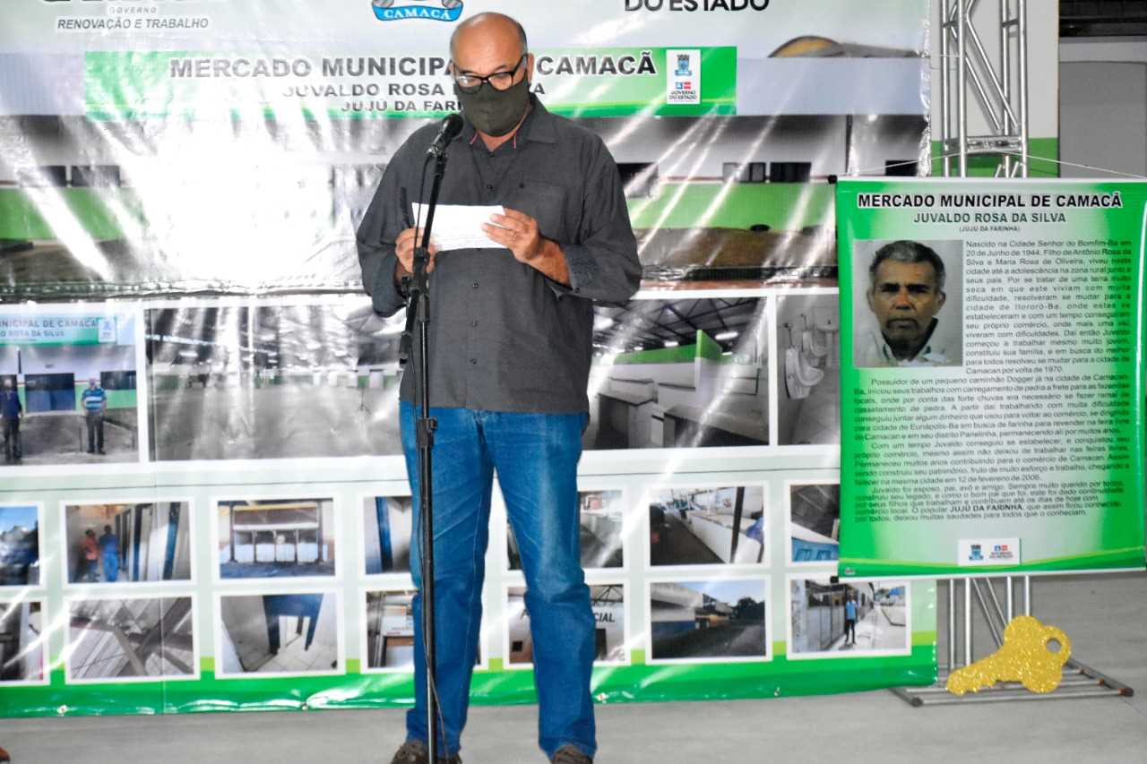 Camacã: Centro de Abastecimento (Mercado Municipal) é entregue com homenagem
